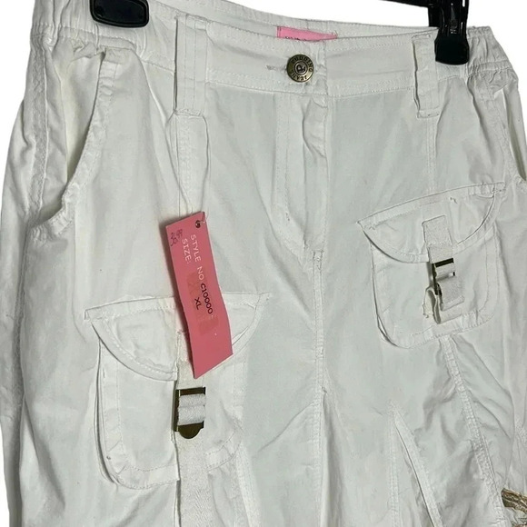 Vintage NWT pleated Swing flare skirt  S.Embroidered,pockets,sheer,Pudding Jeans - Picture 6 of 16